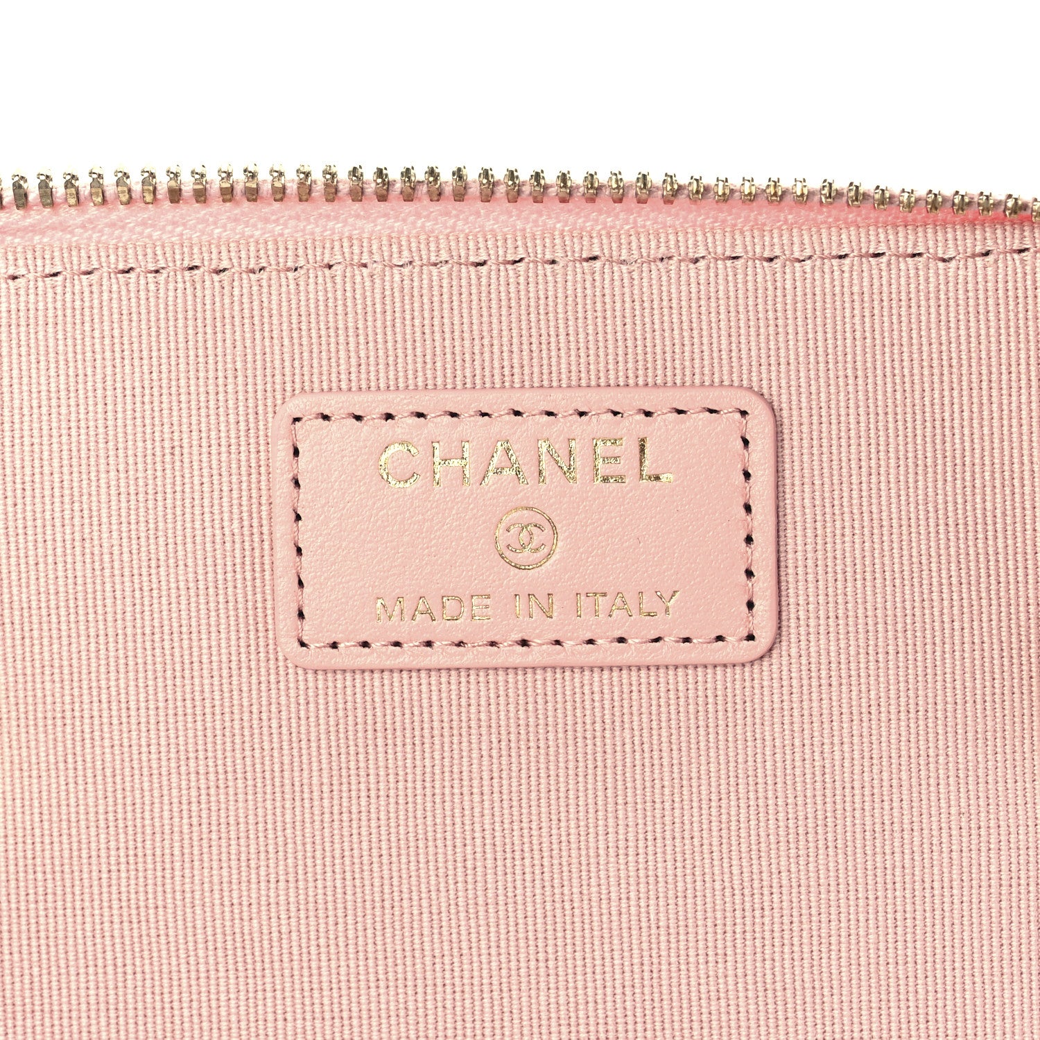 Chanel Caviar Quilted Small Vanity Case With Chain Pink 6 of 12