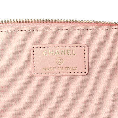 Chanel Caviar Quilted Small Vanity Case With Chain Pink 6 of 12