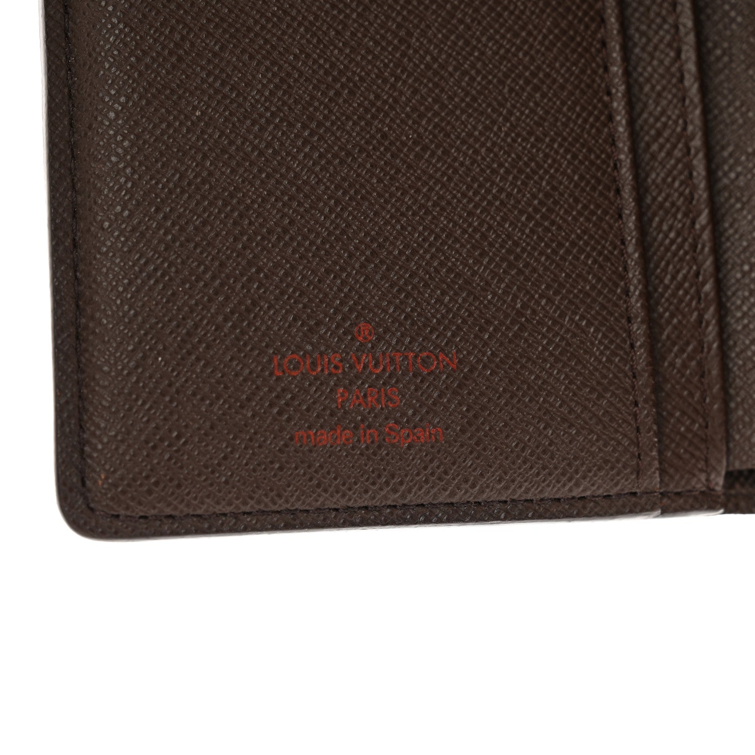 Louis Vuitton Damier Ebene French Purse Wallet 7 of 9