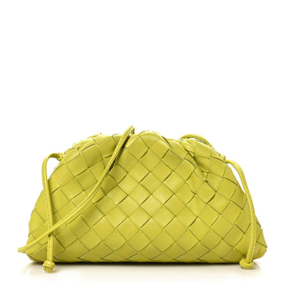 Bottega Veneta Nappa Intrecciato The Mini Pouch Kiwi 1 of 9