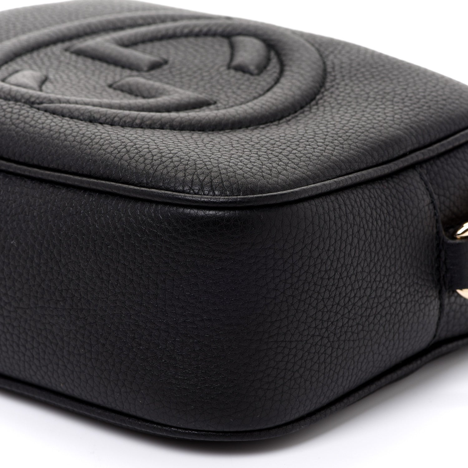 Gucci Pebbled Calfskin Small Soho Disco Bag Black 9 of 10