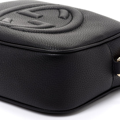 Gucci Pebbled Calfskin Small Soho Disco Bag Black 9 of 10