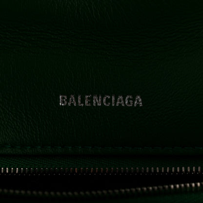 Balenciaga Nappa Calfskin Quilted Touch B Puffy Clutch Leaf Green 6 of 10