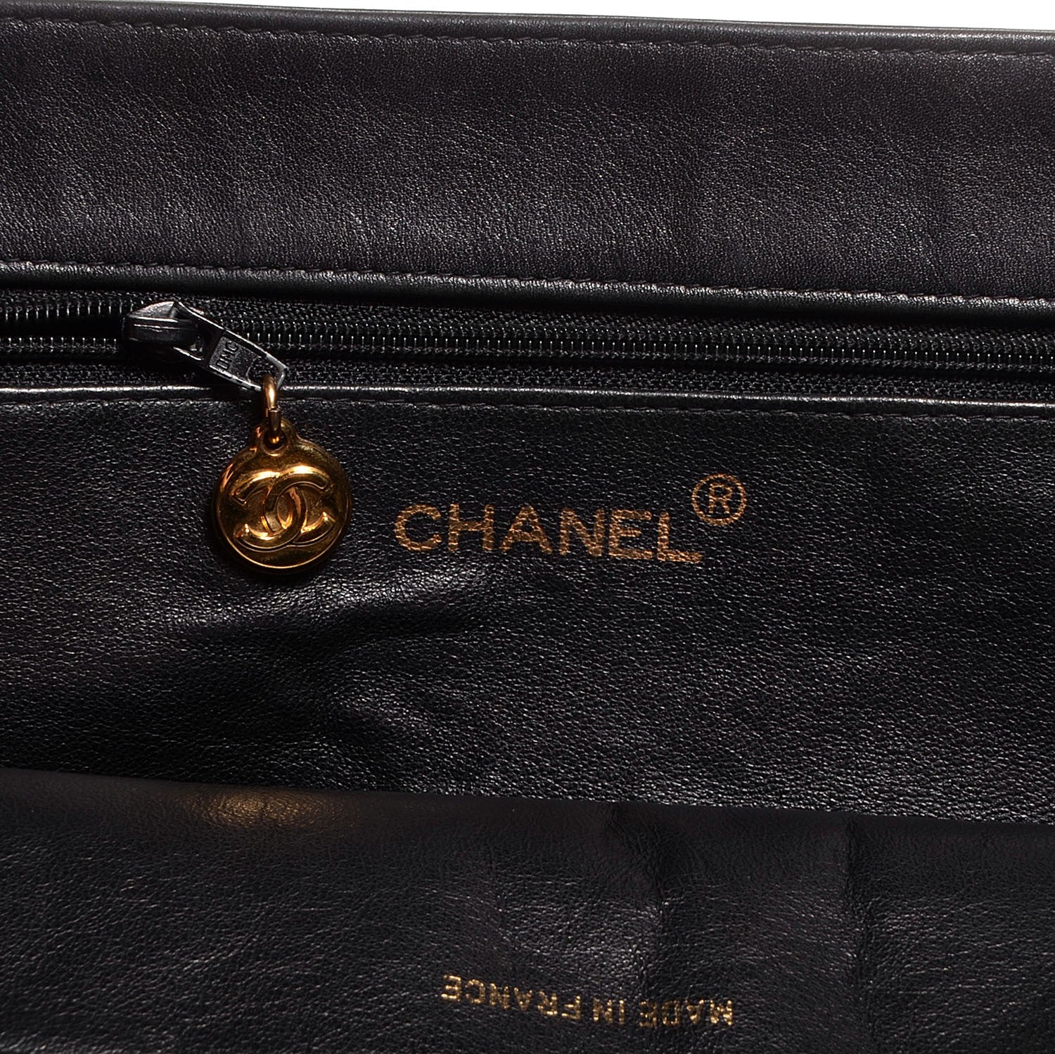 Chanel Lambskin Jumbo Shoulder Bag Black 7 of 8