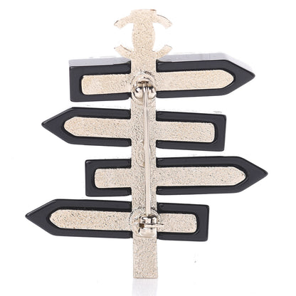 Chanel Resin By The Sea Sign Brooch Multicolor 3 of 4