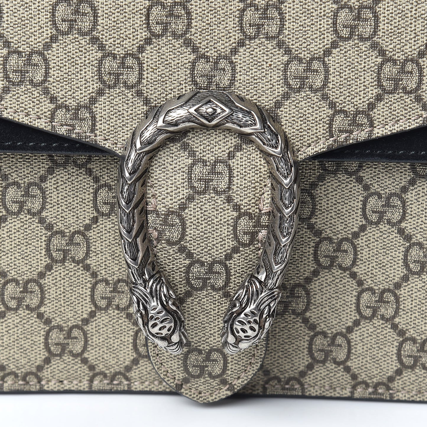 GG Supreme Monogram Small Dionysus Shoulder Bag Black