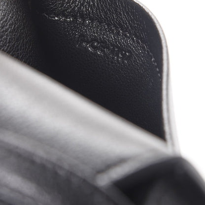 Celine Shiny Textured Calfskin Small Trotteur Black 8 of 8