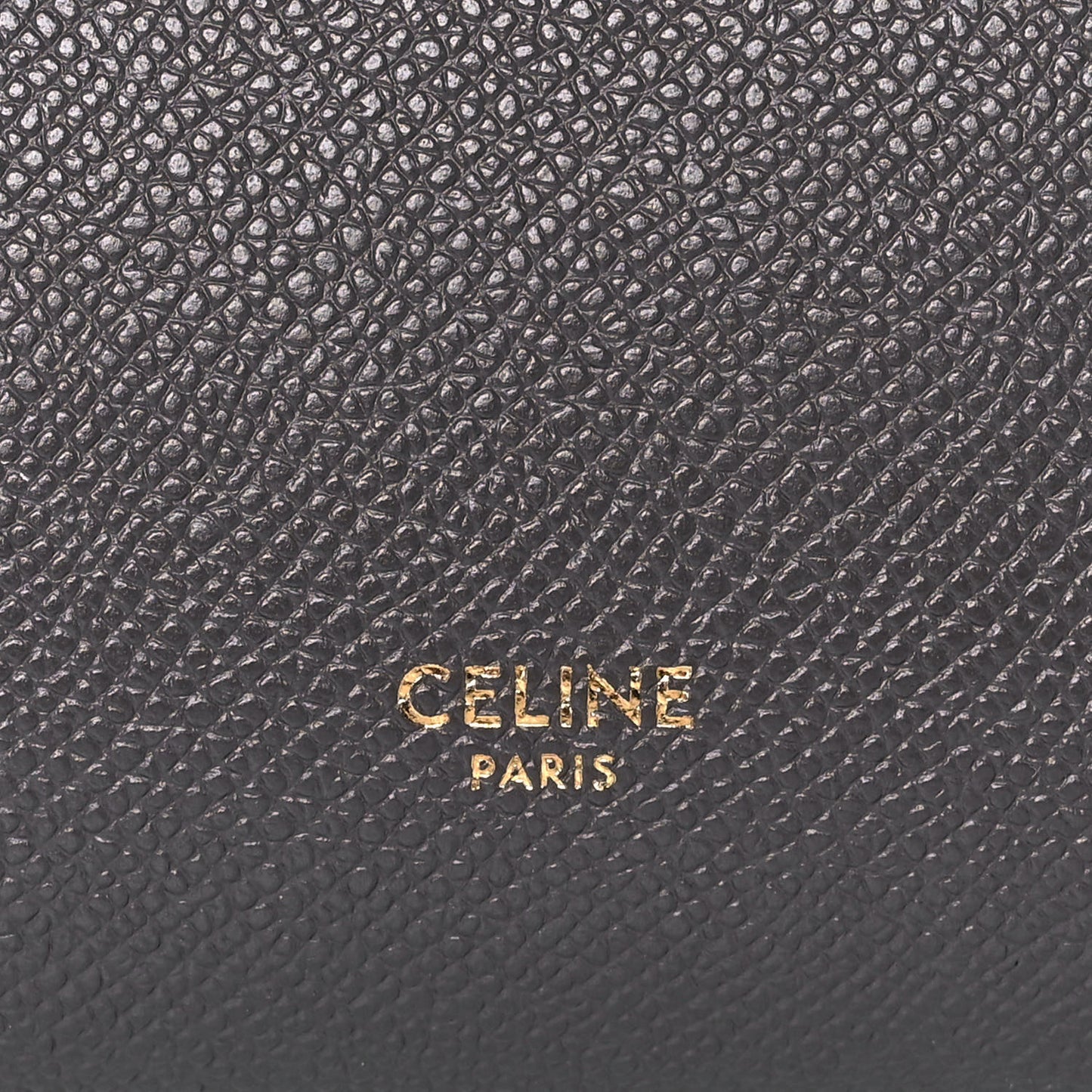 Baby Grained Calfskin Micro Belt Bag Grey