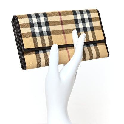 Burberry House Check Continental Wallet Dark Brown 2 of 10