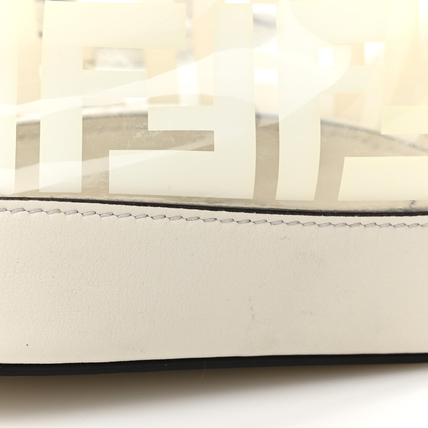 TPU FF Vitello Grace F is Fendi Mini Mon Tresor Bucket Bag White