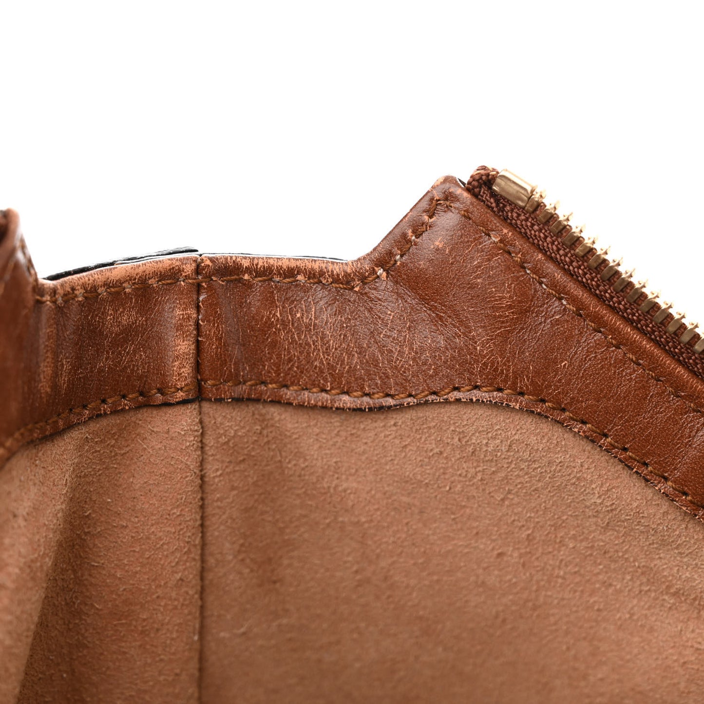 GG Supreme Monogram Linea A Hobo Brown