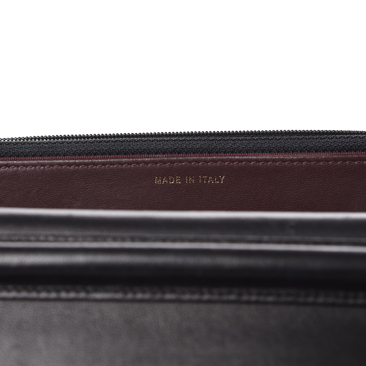Aged Calfskin Quilted Reissue Wallet On Chain WOC Black
