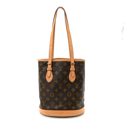 Louis Vuitton Monogram Petit Bucket 23 1 of 13