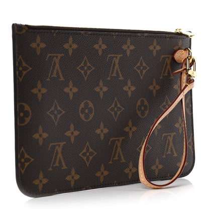 Louis Vuitton Monogram Neverfull MM GM Pochette 3 of 9