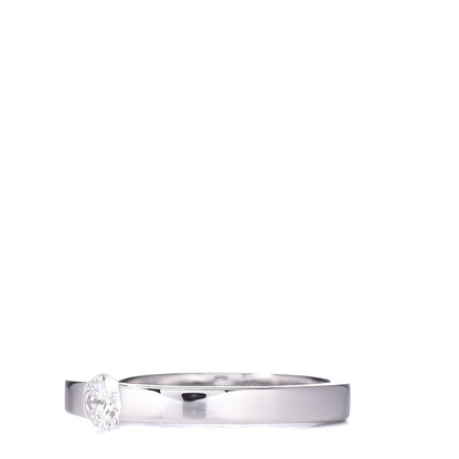 Cartier 18K White Gold Diamond Date With Ring 48 4.5 3 of 7