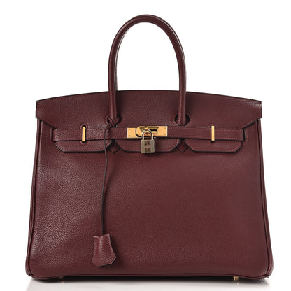 Hermes Fjord Birkin 35 Rouge H 1 of 37