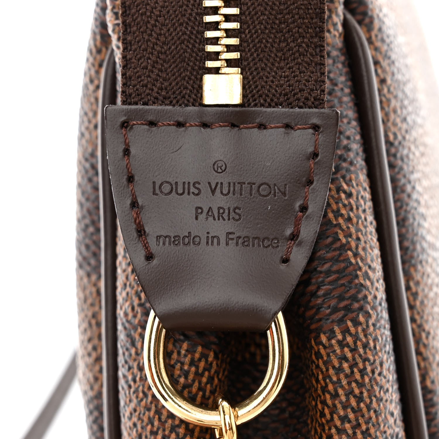 Louis Vuitton Damier Ebene Eva Clutch 6 of 10
