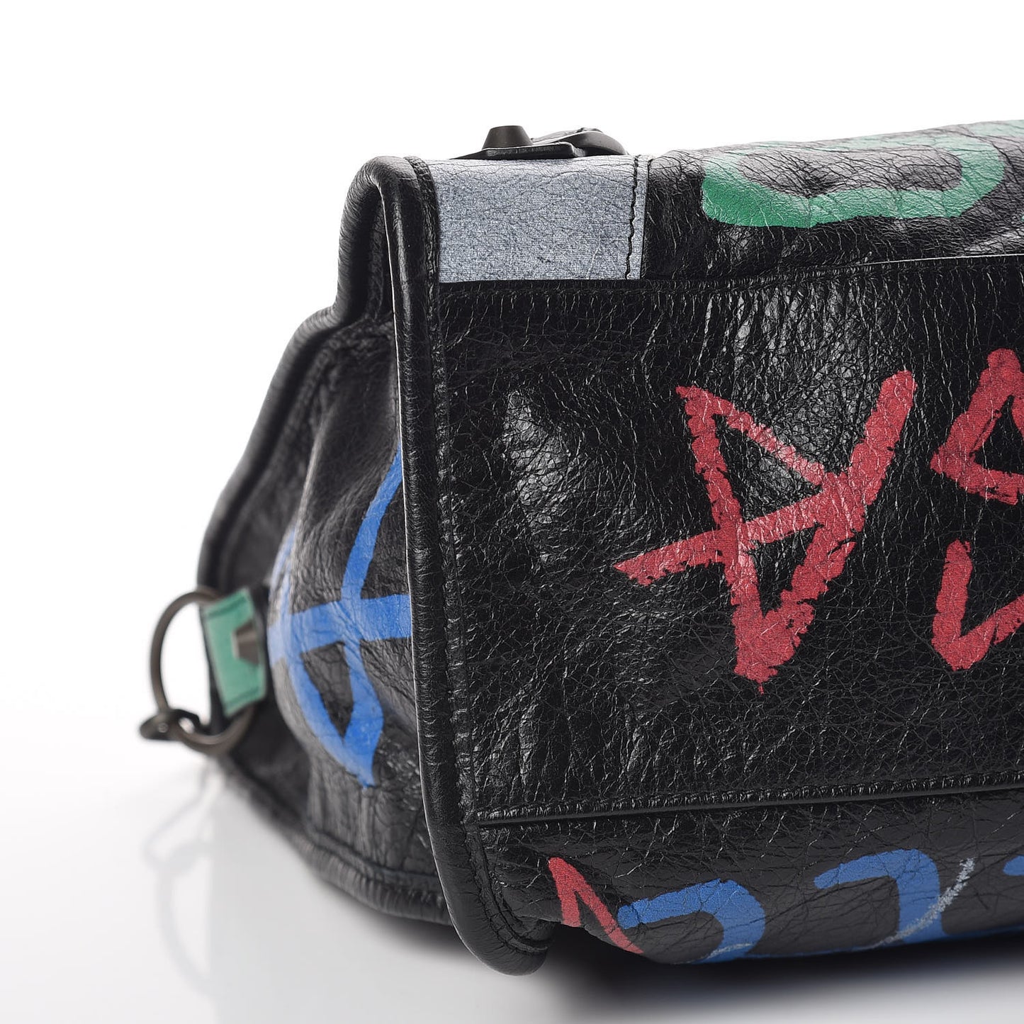 Agneau Graffiti All Over Classic Hardware City Black Vert Rouge