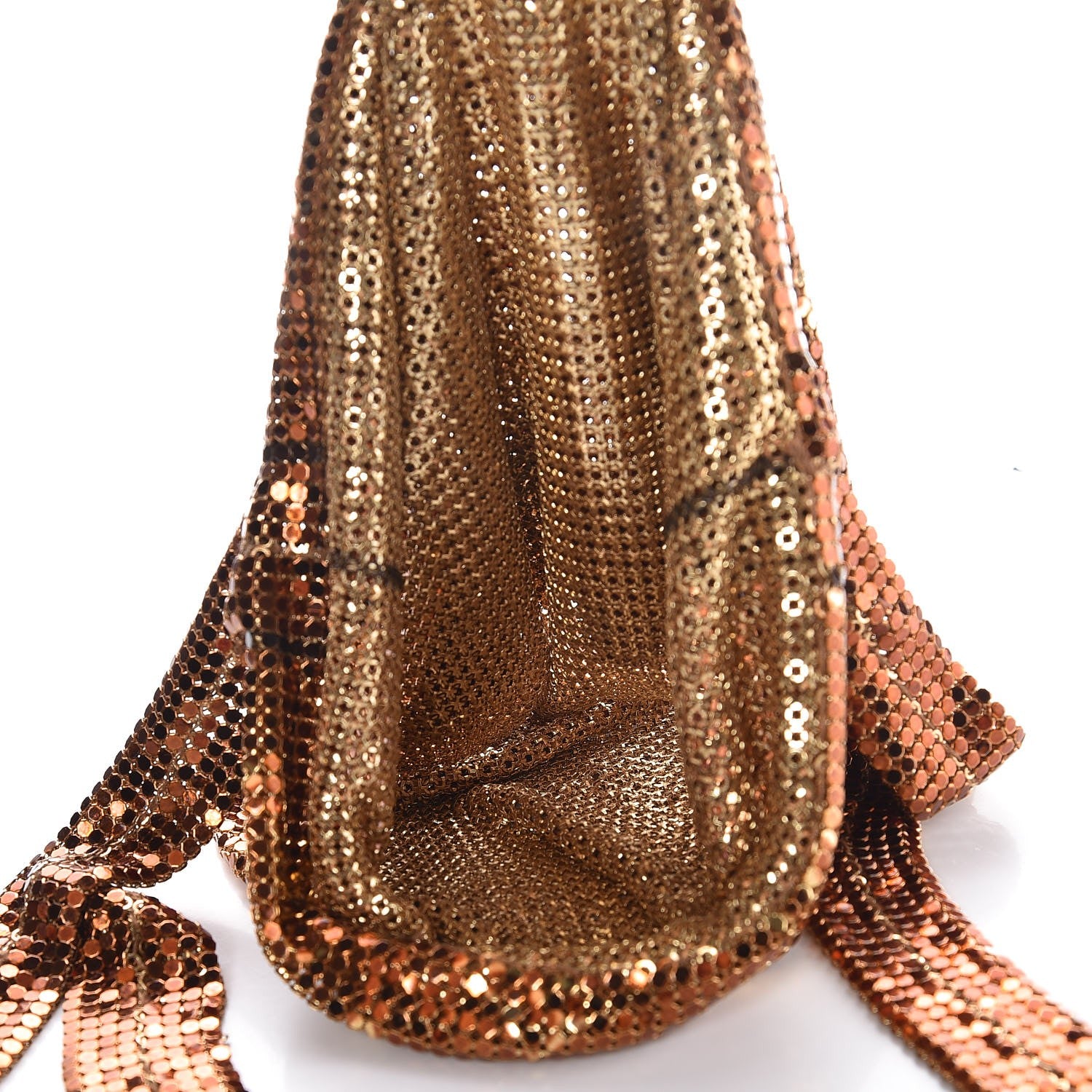 Louis Vuitton Monogram Mesh Metal Frances Gold 5 of 7