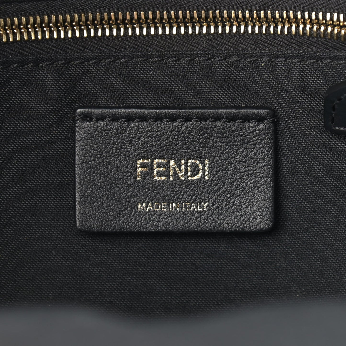 Vitello Bi-Color FF 1974 Embossed Mini Backpack Maya Black