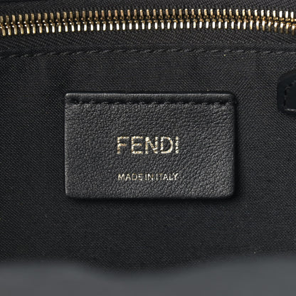 Fendi Vitello Bi-Color FF 1974 Embossed Mini Backpack Maya Black 6 of 14