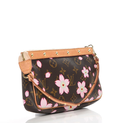 Louis Vuitton Monogram Cherry Blossom Pochette Accessories Brown 3 of 7
