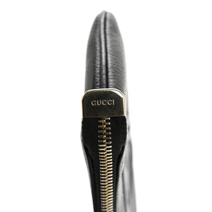 Gucci Pebbled Calfskin Soho Wristlet Black 9 of 11