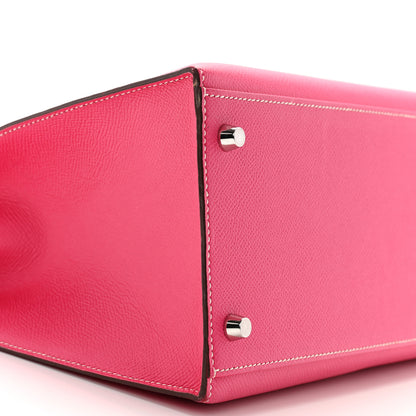 Hermes Epsom Kelly Sellier 35 Rose Tyrien 9 of 12