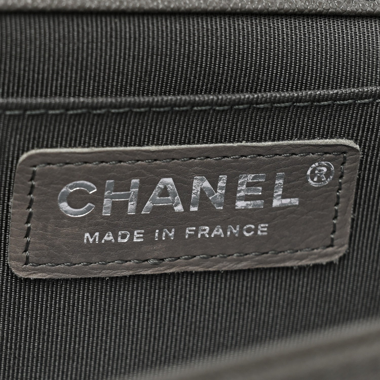 Chanel Caviar Quilted Medium Boy Flap Grey 6 of 8