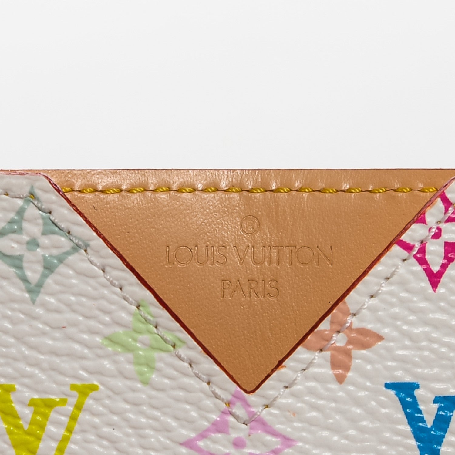 Louis Vuitton Monogram Multicolor Mirror and Case Pouch White 5 of 7