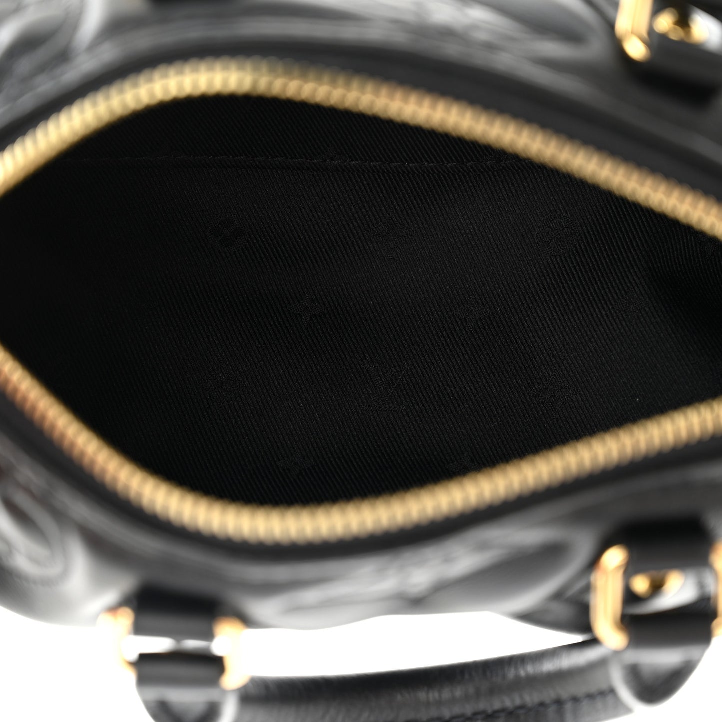 Calfskin Bubblegram Papillon BB Black