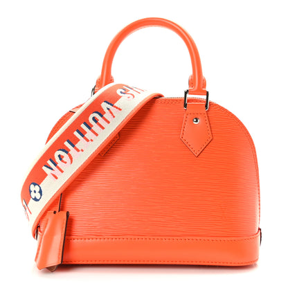 Louis Vuitton Epi Jacquard Alma BB Orange 1 of 8