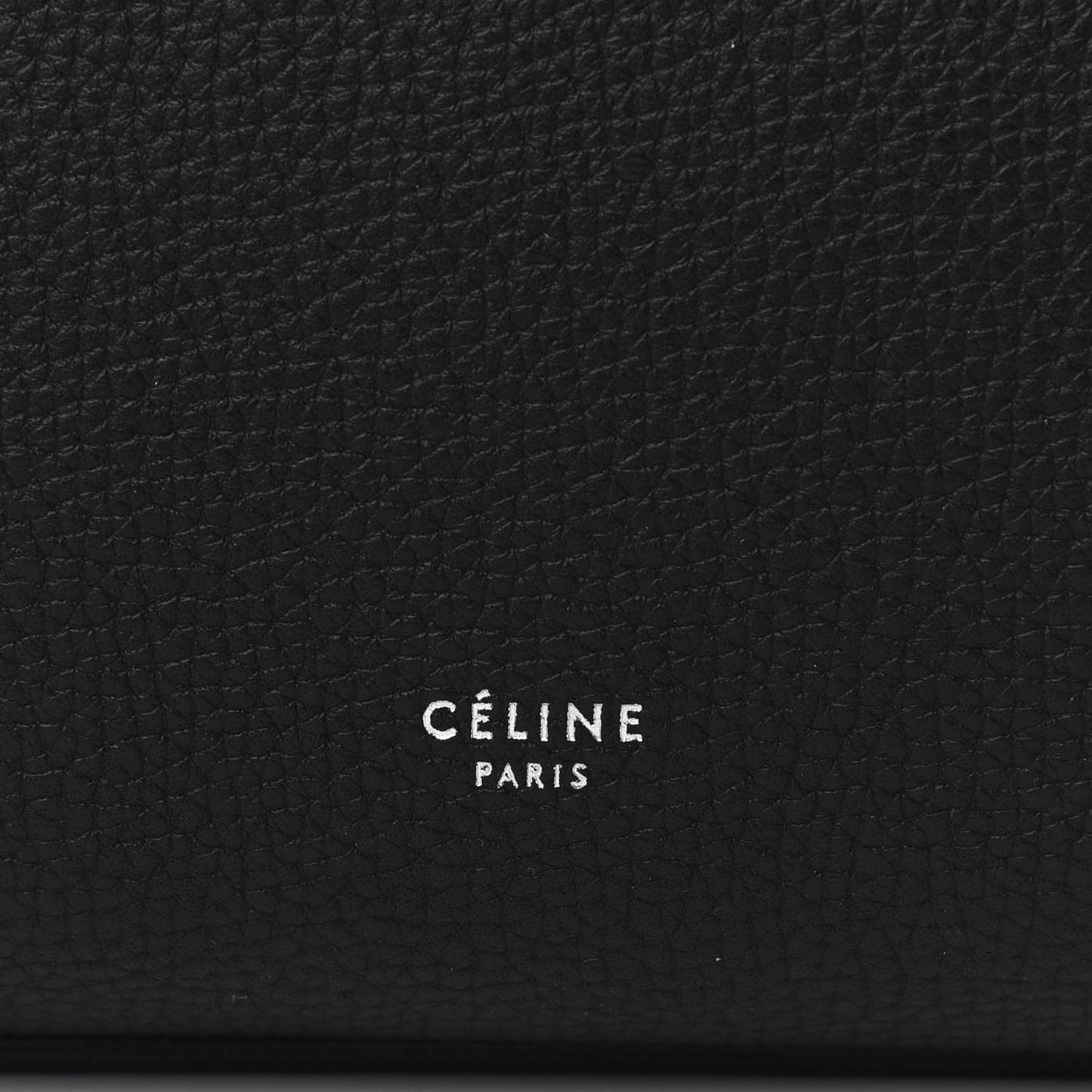 Supple Grained Calfskin Medium Big Bag Black