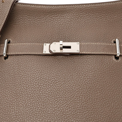 Hermes Taurillon Clemence Jypsiere 37 Etoupe 8 of 30