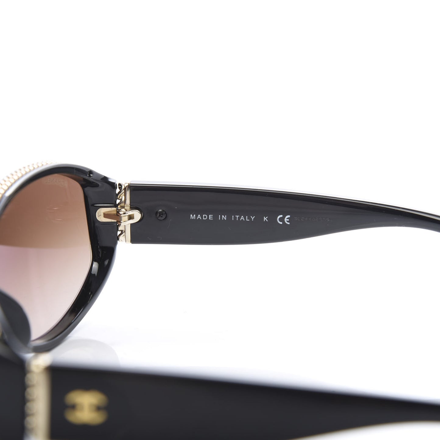 Shield Sunglasses 6052 Black Gold