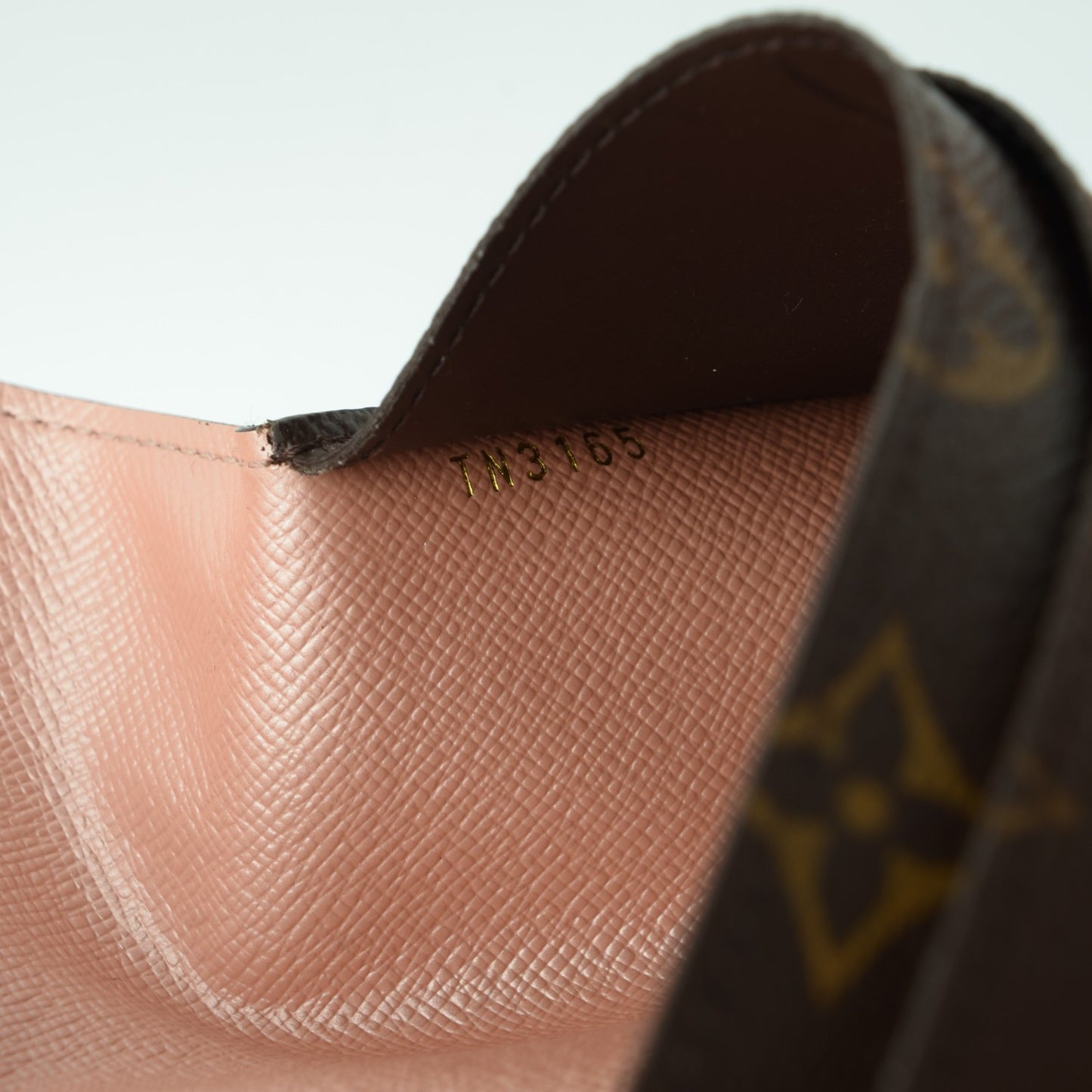 Monogram Josephine Wallet Rose Nacre