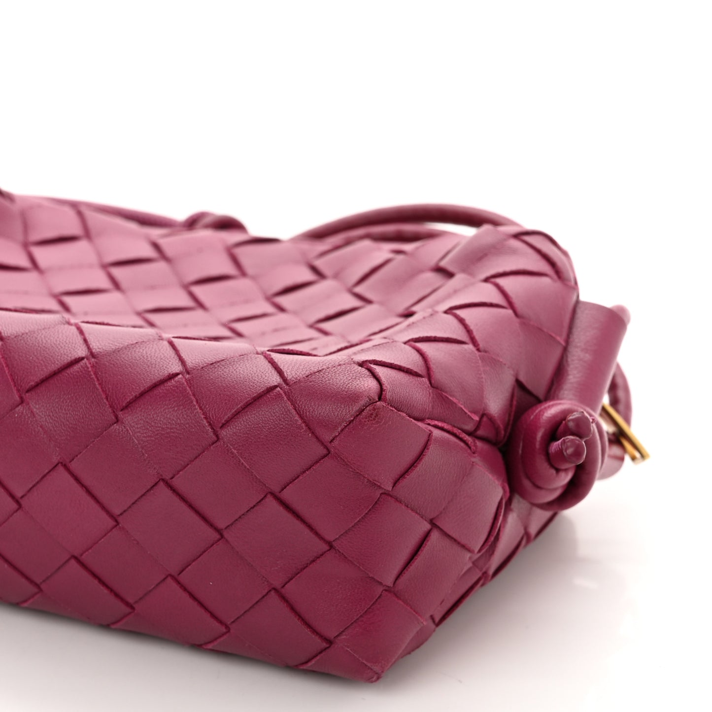 Nappa Intrecciato Mini Loop Camera Bag Cinnabar