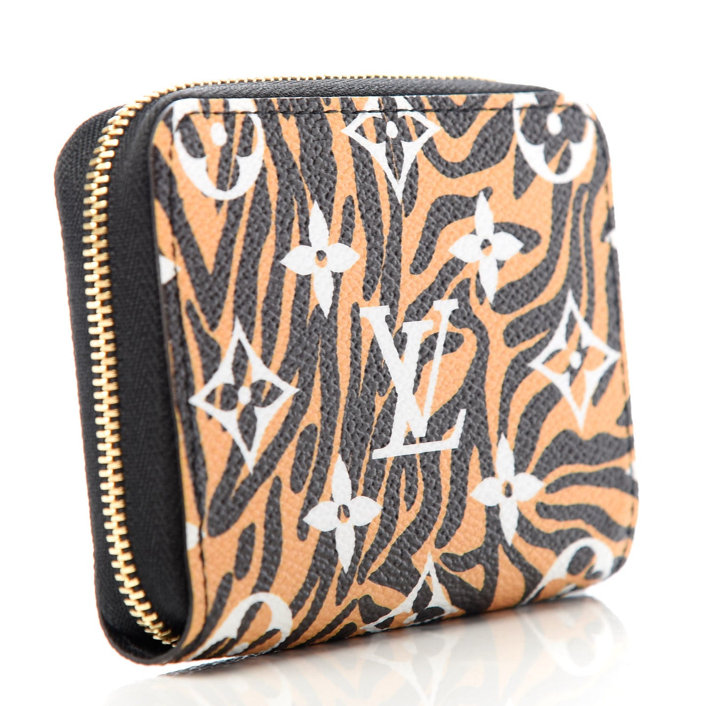 Monogram Giant Jungle Zippy Coin Purse Black