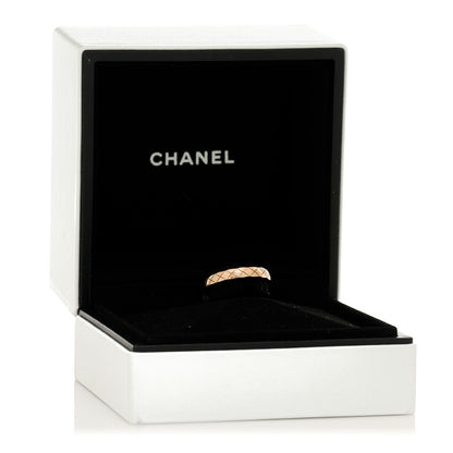 Chanel 18K Beige Gold Mini Coco Crush Ring 51 5.75 7 of 7