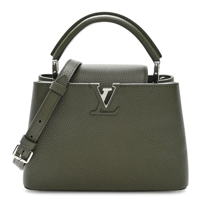 Louis Vuitton Taurillon Capucines BB Khaki 1 of 9