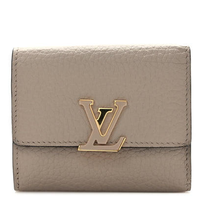 Louis Vuitton Taurillon Capucines XS Wallet Galet 1 of 7
