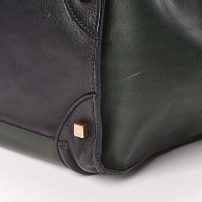 Celine Smooth Calfskin Mini Tri-Color Luggage Forest 11 of 16