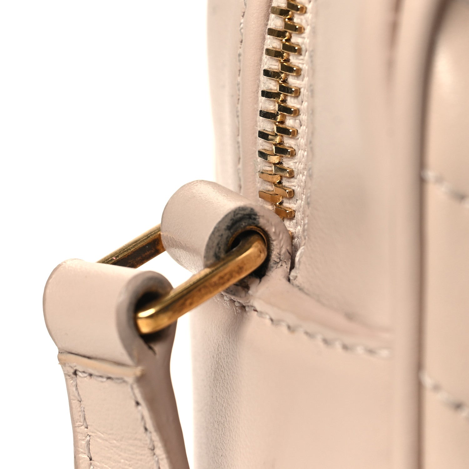 Saint Laurent Calfskin Matelasse Monogram Lou Camera Bag Washed Light Pink 11 of 11