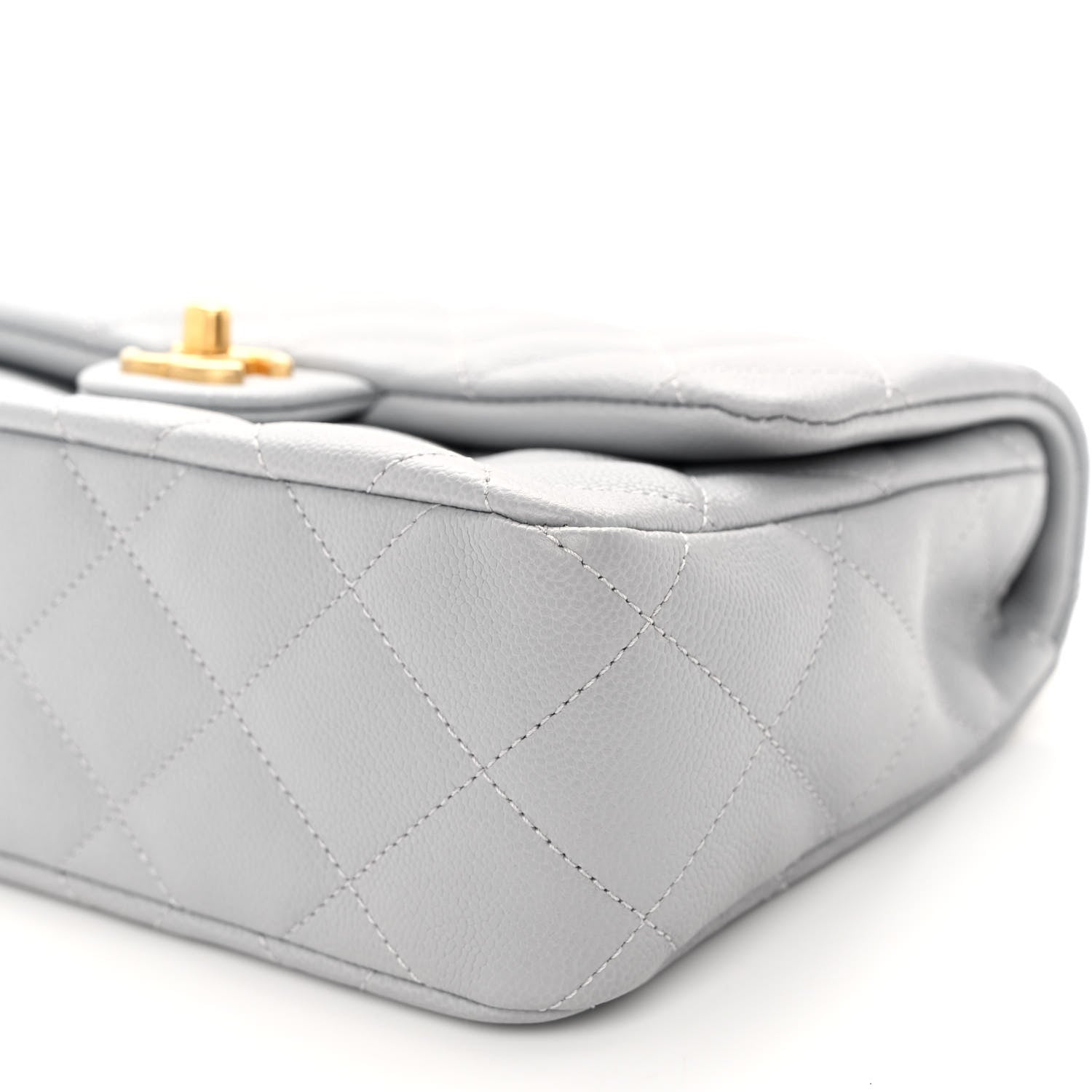 Chanel Caviar Quilted Sweetheart Flap Grey 10 of 10