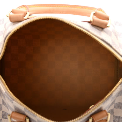 Louis Vuitton Damier Azur Speedy Bandouliere 25 6 of 11