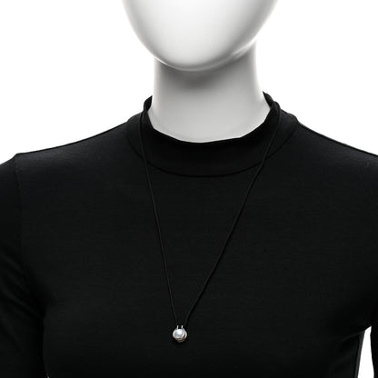 Tiffany Sterling Silver Pearl HardWear Cord Necklace 2 of 5