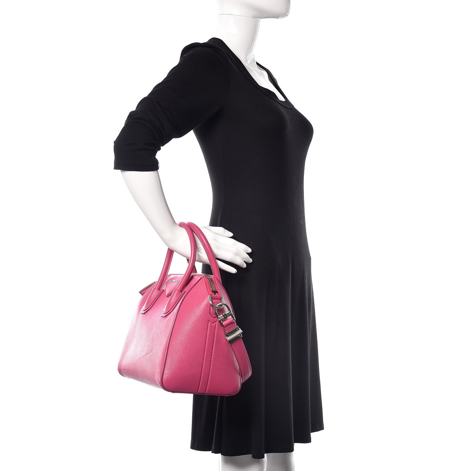 Givenchy Sugar Goatskin Small Antigona Fuchsia 3 of 22