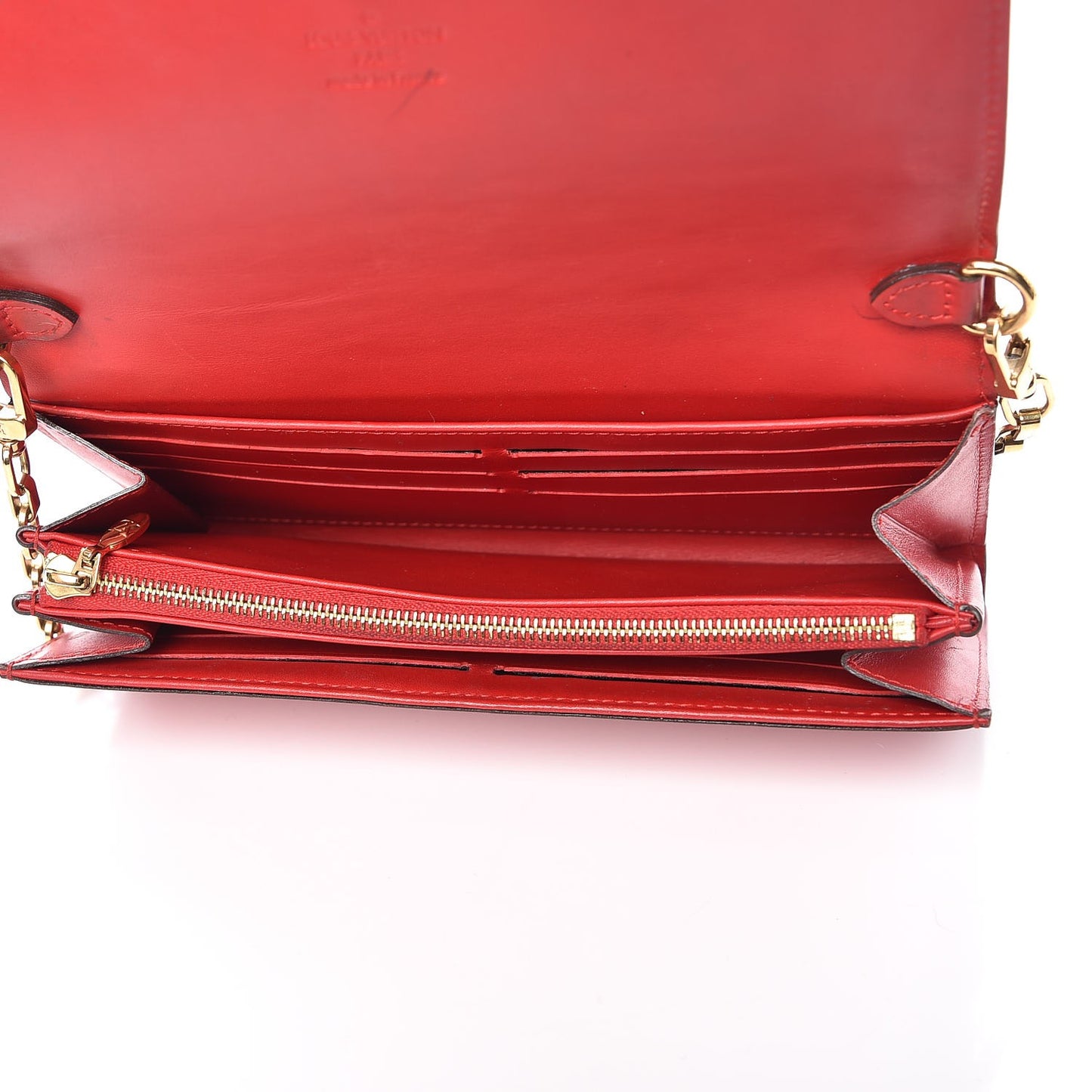 Vernis Chaine Wallet Cherry