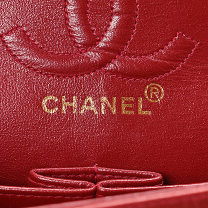 Chanel Lambskin Quilted Small Double Flap Red 6 of 12