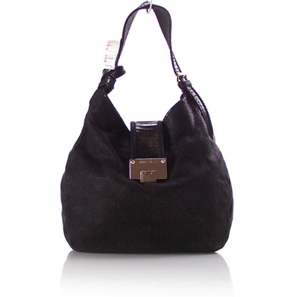 Jimmy Choo Snakeskin Rahmyn Black 1 of 10